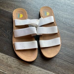 Maui island white sandals